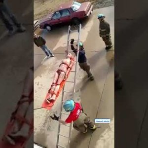 Merdivenle kurtarma tekniği